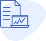 analytics and reporting banner used on the website maintenance service page of Clatter Chatter