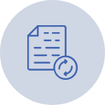 content update icon used on the website maintenance service page of Clatter Chatter