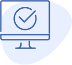 quality check illustration used on the website maintenance service page of Clatter Chatter